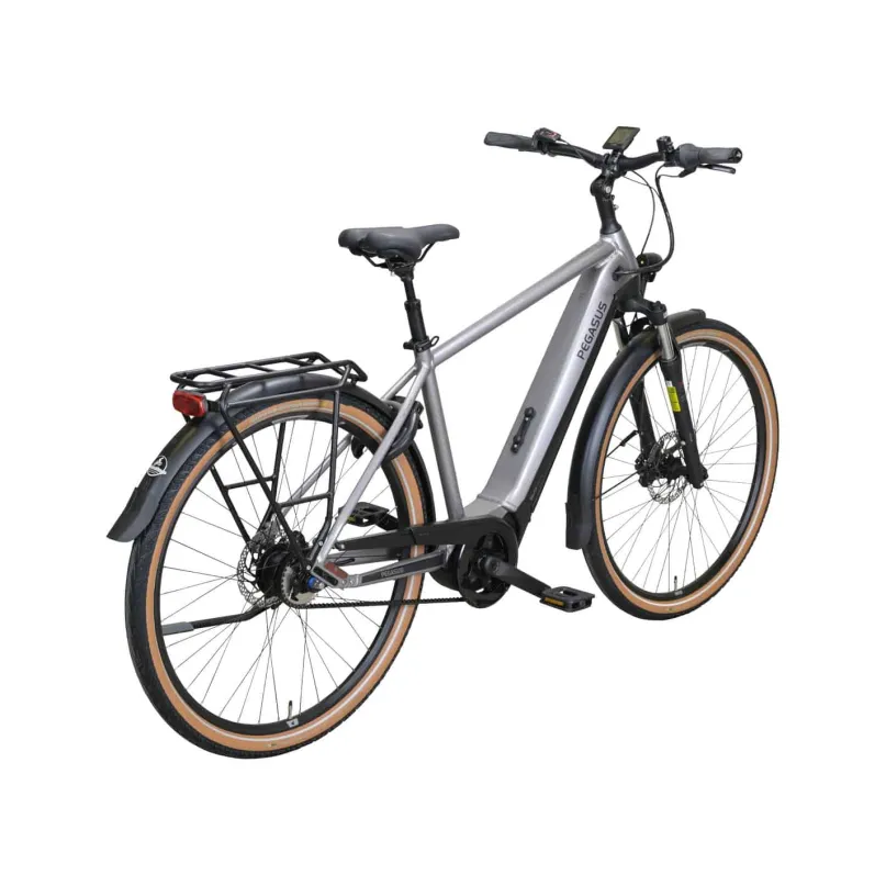 Premio EVO 5F Belt E-Bike City Bike Herren 28" silber