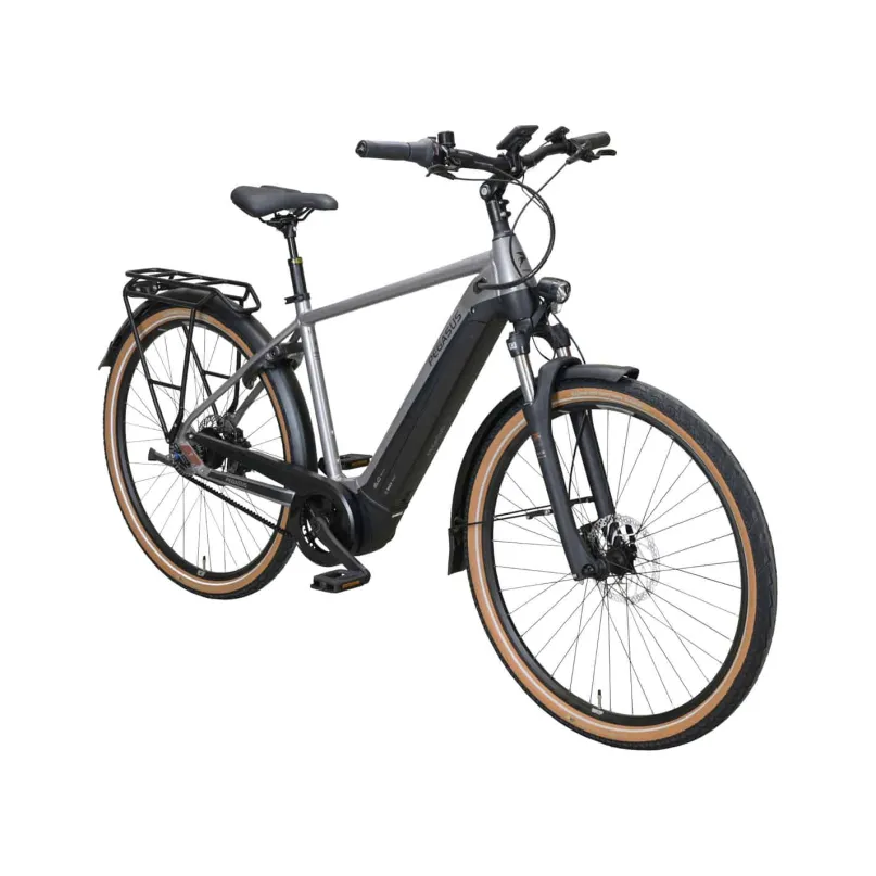 Premio EVO 5F Belt E-Bike City Bike Herren 28" silber