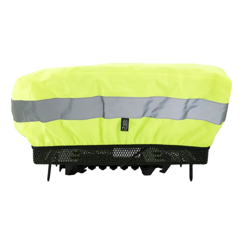 Raincover Basket Regenhaube für Fahrradkorb gelb