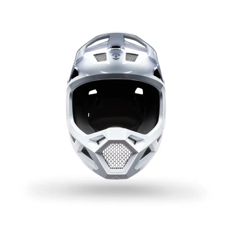 Rampage White Fullface Helm