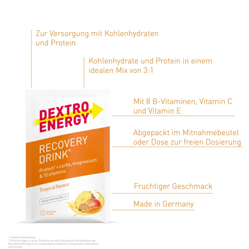 Recovery Drink Eiweißpulver (44,5 g)