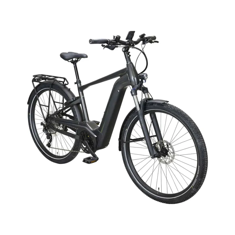 Savino EVO 10 Lite E-Bike Trekkingrad Herren 28" silber