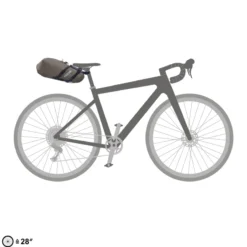 Seat-Pack QR Satteltasche Fahrrad 7,5 l braun