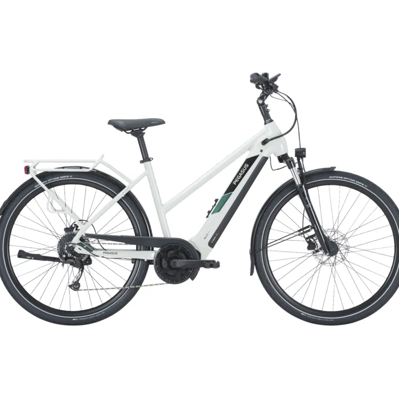 Solero EVO 9 E-Bike Trekkingrad Trapez 28" grau