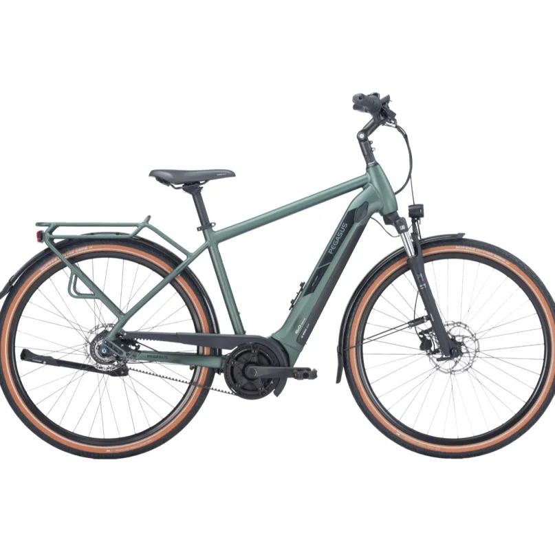 Solero EVO 8 R Belt E-Bike City Bike Herren 28" grün