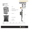 Soulo 25 L Rucksack dunkelgrau