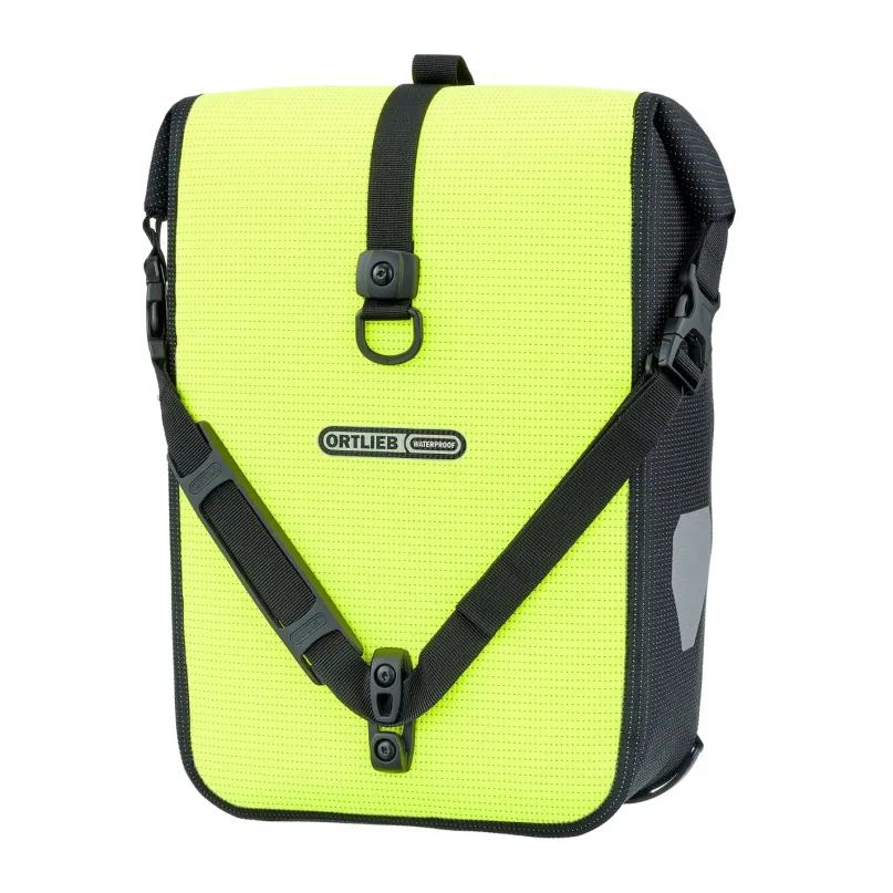 Sport-Roller High Visibility Fahrrad Packtasche neongelb (einzeln)