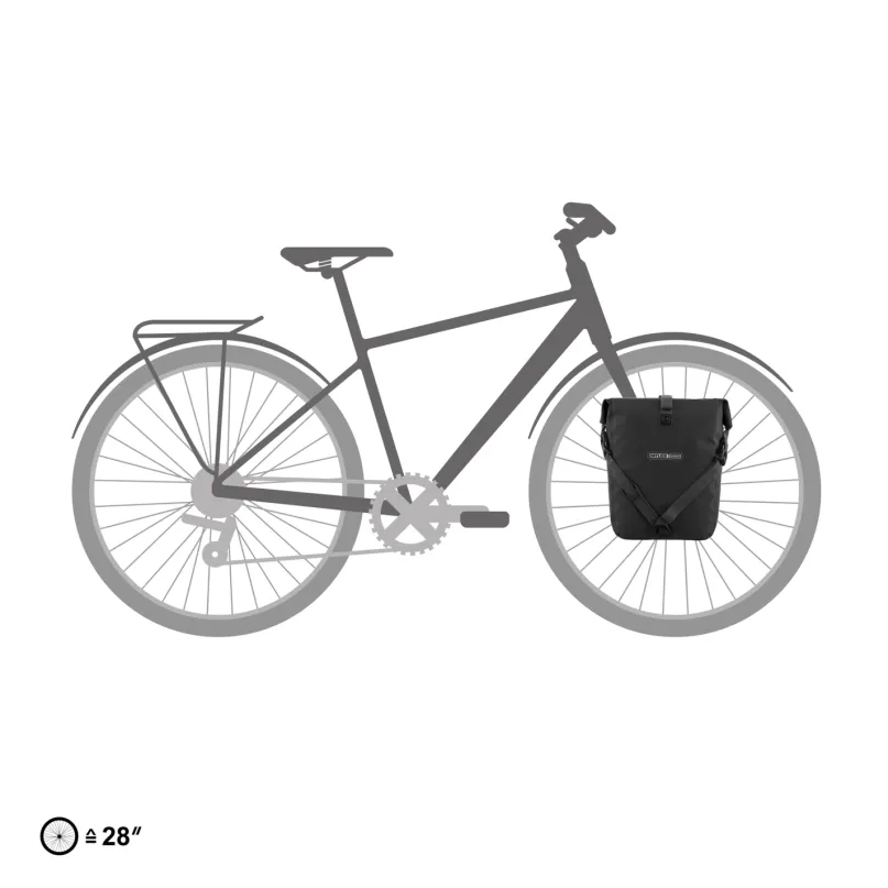 Sport-Roller Plus Fahrradtasche schwarz