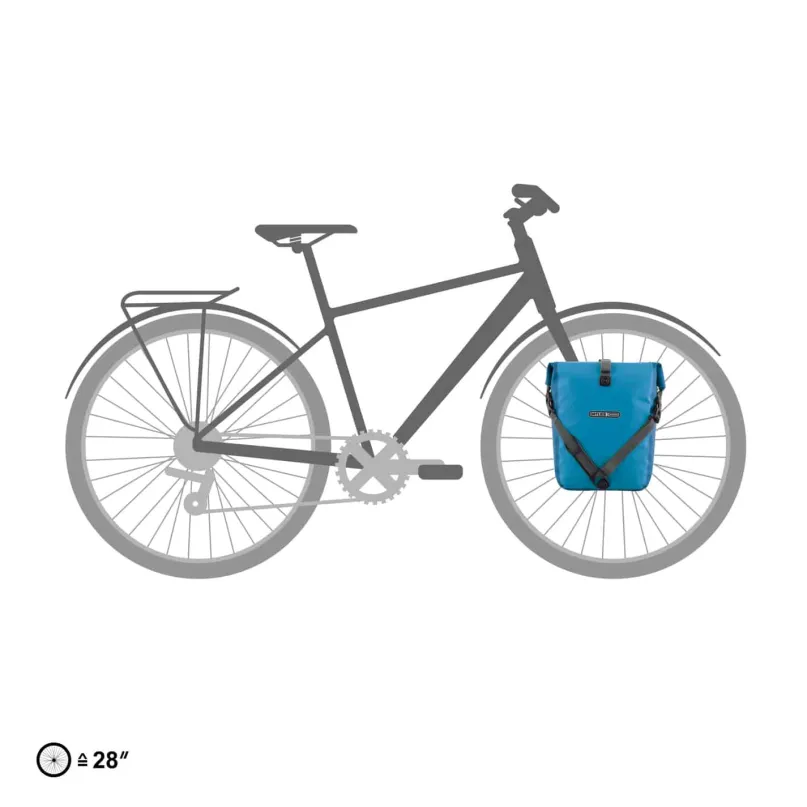 Sport-Roller Plus Fahrradtasche blau