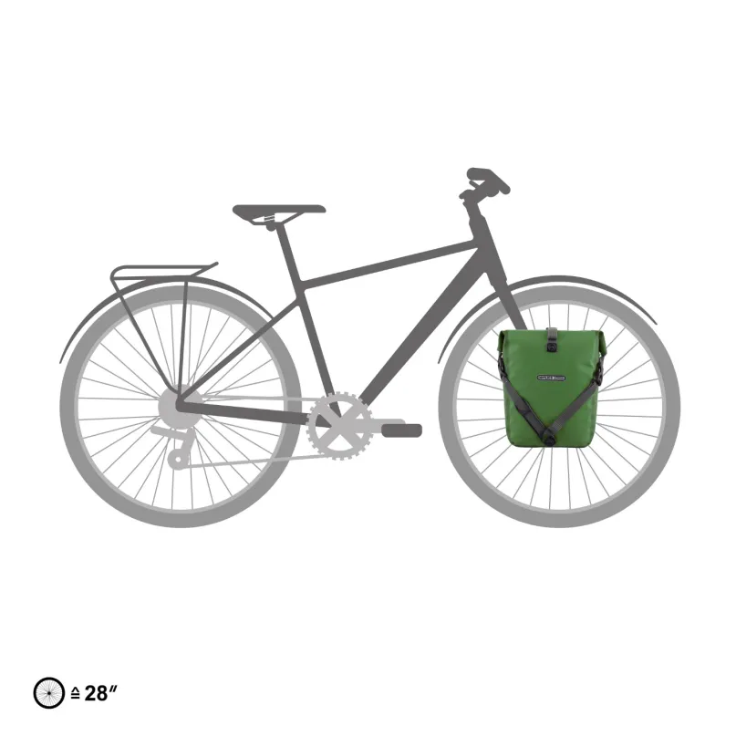 Sport-Roller Plus Fahrradtasche grün