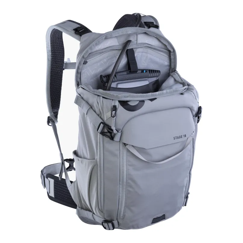 Stage 18 Fahrradrucksack grau