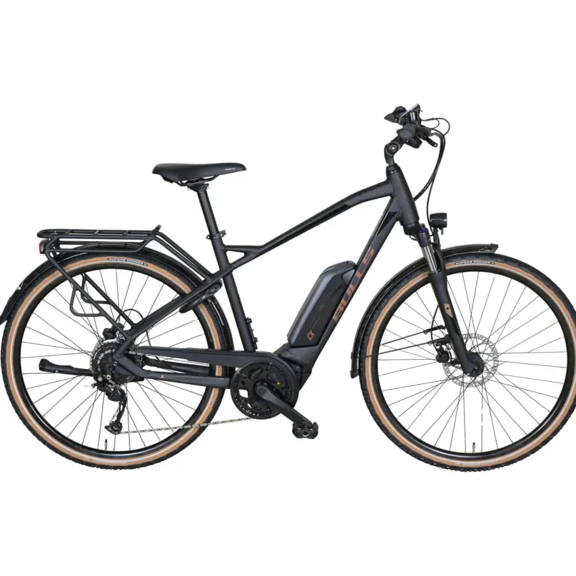 Street CX E-Bike Trekkingrad Herren 28" schwarz