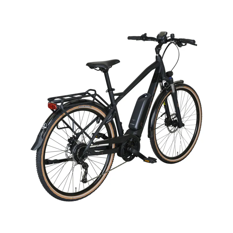 Street CX E-Bike Trekkingrad Herren 28" schwarz
