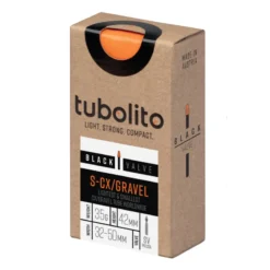 S-Tubo-CX/Gravel Black Valve Fahrrad-Schlauch (28"/27,5")