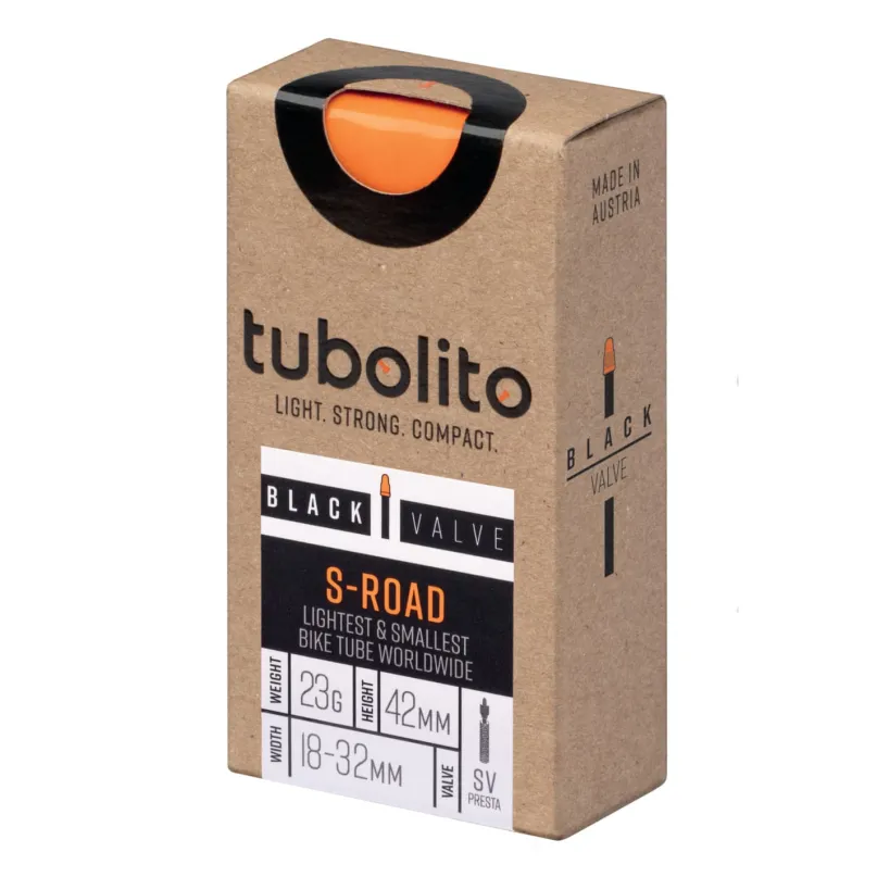 S-Tubo Road Black Valve 28" Fahrradschlauch