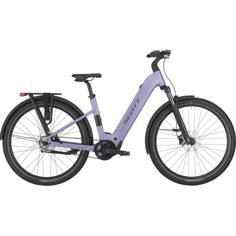 SUB 20 Belt E-Bike Trekkingrad Tiefeinsteiger 29" lila