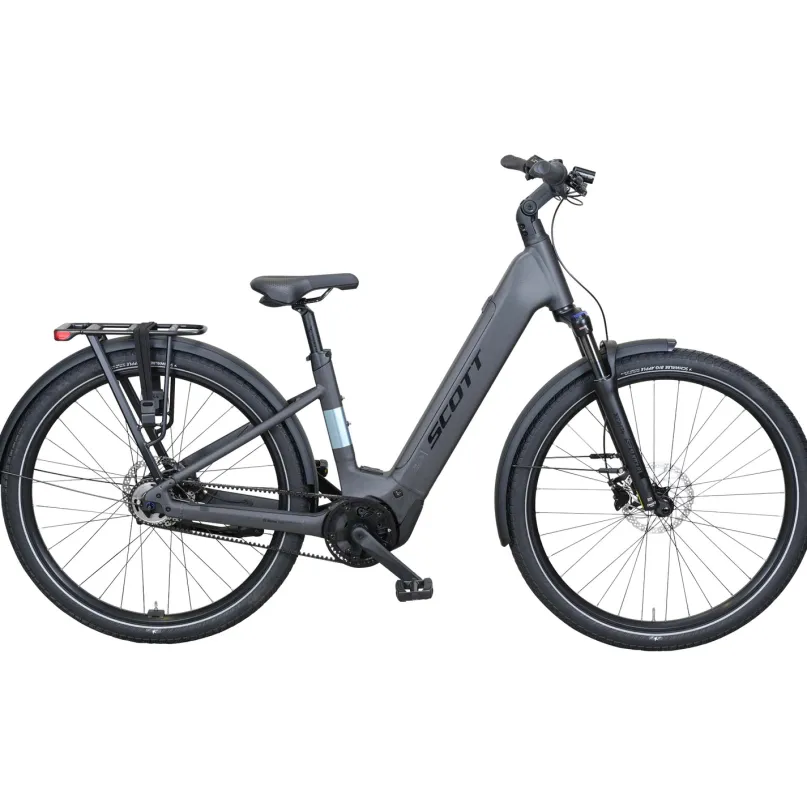 SUB 20 Belt E-Bike Trekkingrad Tiefeinsteiger 29" grau