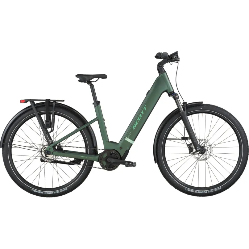 SUB Tour 10 E-Bike Trekkingrad Tiefeinsteiger 29" grün