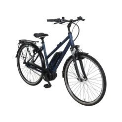 Syncron Plus 407 E-Bike City Bike Trapez 28" blau