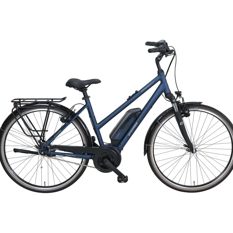Syncron Plus 407 E-Bike City Bike Trapez 28" blau