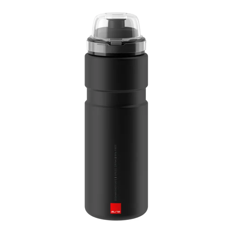 Syssa 750 ml Edelstahl Fahrrad Trinkflasche schwarz