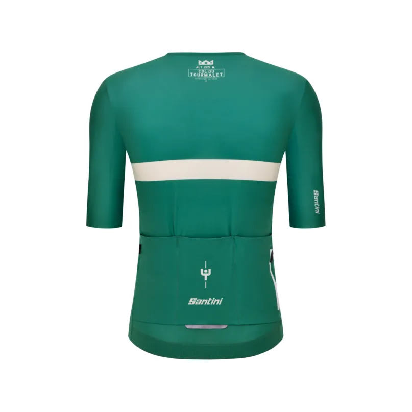 TDF Maillot Jaune Col du Tourmalet Radtrikot kurzarm Herren