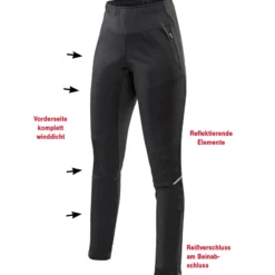Thermo Windschutz Radhose Damen