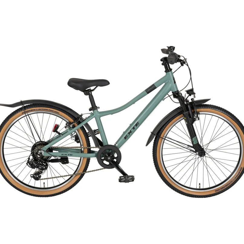 Tornado Jugendfahrrad ATB Tiefeinsteiger 24" grün