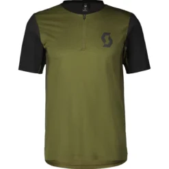 Trail Vertic Zip Radtrikot kurzarm Herren