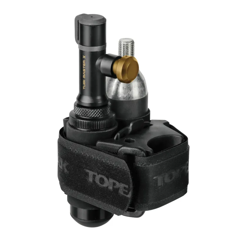 Tubi Master X Kartuschenpumpe inkl. Tubeless-Reparaturset & CO2-Kartusche