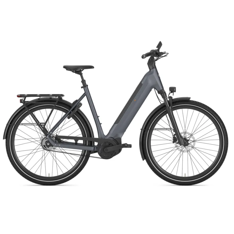 Ultimate C5+ HMB E-Bike City Bike Tiefeinsteiger 28" grau
