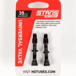 Universal Valve Tubeless-Ventil Aluminium schwarz