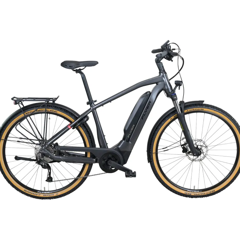 Upstreet 5 3.12 E-Bike Trekkingrad Herren 28" grau