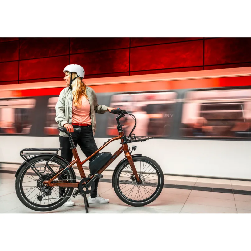 Urbanico Compact 10 E-Bike Kompaktrad 24" rot