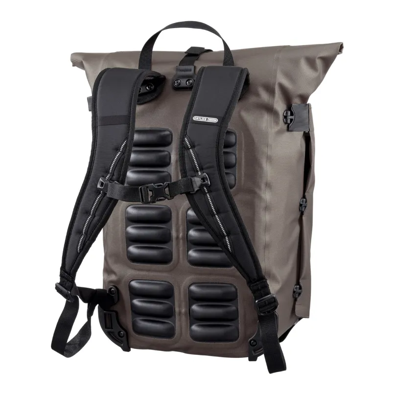 Vario Fahrrad-Packtasche/Rucksack braun