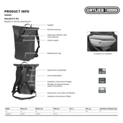 Velocity PS 17 L Fahrradrucksack braun