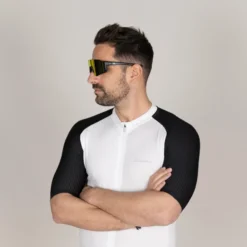 Velovibe Full Zip Radtrikot kurzarm Herren