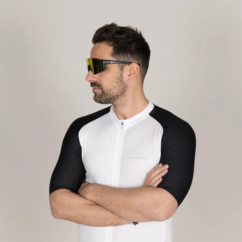 Velovibe Full Zip Radtrikot kurzarm Herren