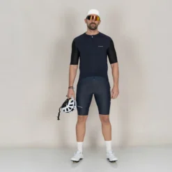 Velovibe Full Zip Radtrikot kurzarm Herren