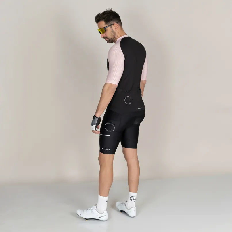 Velovibe Full Zip Radtrikot kurzarm Herren