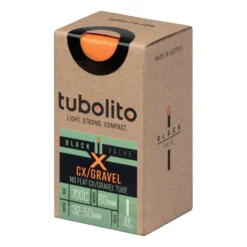 X-Tubo-CX/Gravel Black Valve Fahrradschlauch (28")