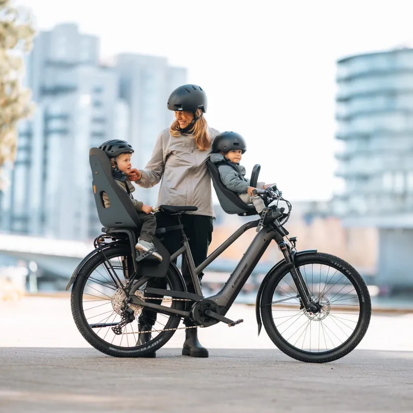 Yepp Nexxt 2 Maxi Fahrrad-Kindersitz Gepäckträgermontage schwarz